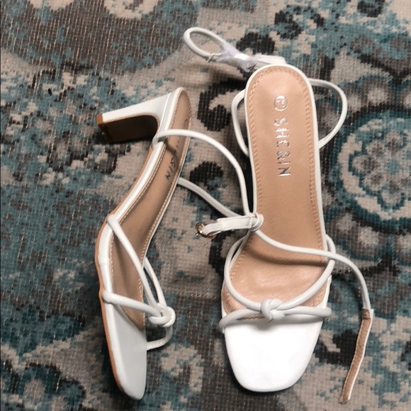 Brand New White Kitten Heels - Picture 6 of 7